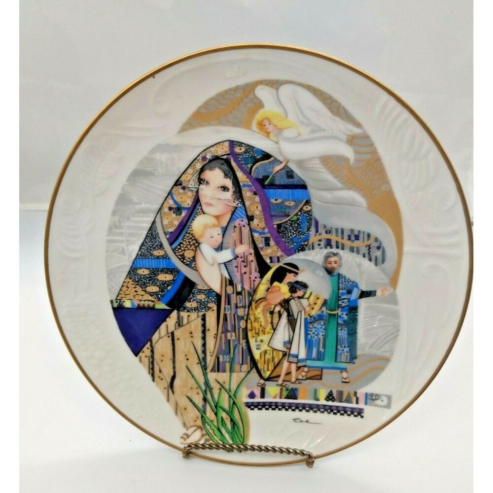 Knowles Collector Plate #5  Biblical Mothers Series, Sarah & Issac 1986